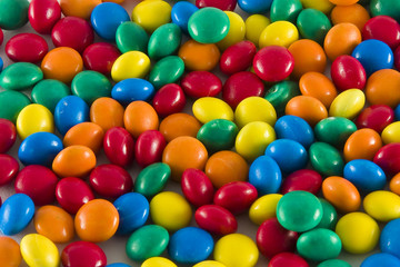 Fototapeta na wymiar Colored candies