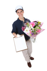 Man Delivering Flowers