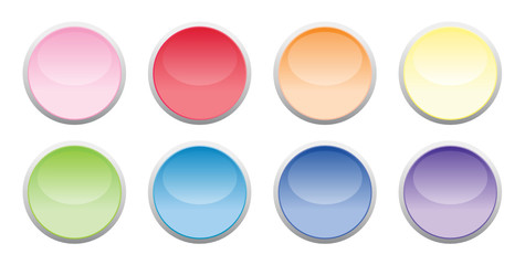 Blank Shiney Buttons