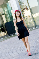 Obraz premium Walking in the city