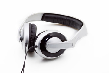 Fototapeta premium A headphone isolated on white