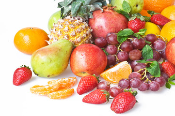 background with fruit