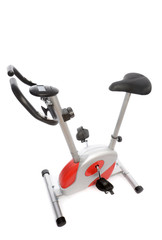 Stationary bike at the gym