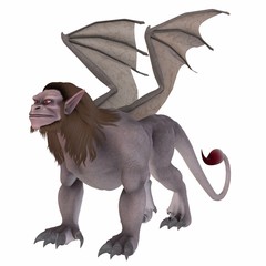 Fototapeta premium Manticore - Fantasy Monster