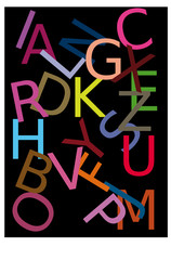 Alphabet (fond noir)