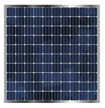 Square solar cell energy collector