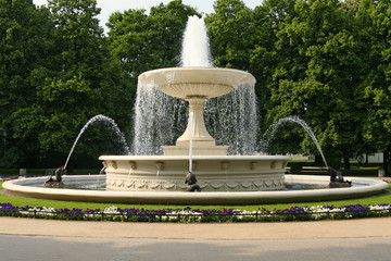 Fountain, Warsaw , Poland