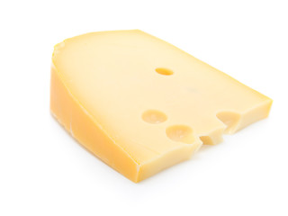 cheese isolated on white