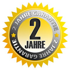 Button 2 Jahre Garantie