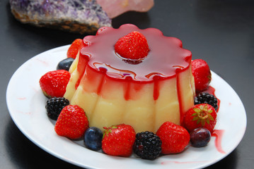 a delicous pudding