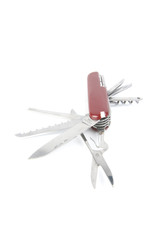 marketing red swiss army pocket knife tool