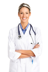 Fototapeta premium Smiling medical doctor