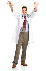 Smiling medical doctor