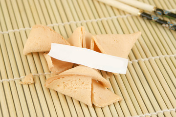 blank fortune cookies