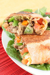 mexican steak burrito