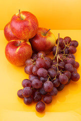 Apples and grape