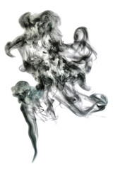Obraz na płótnie Canvas A grey smoke