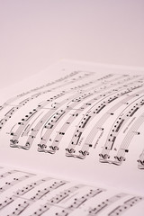 Naklejka premium carta da musica