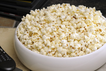 Movie Night with Popcorn