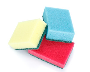 Various household sponges