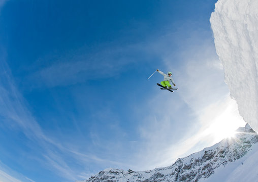 Skier jump