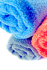 colorful towels