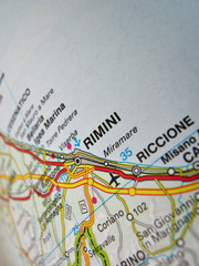 cartina rimini