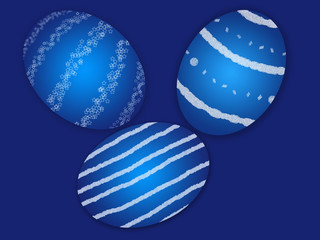 Blaue Ostereier