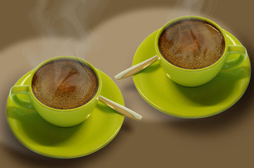 Tasse grün 7