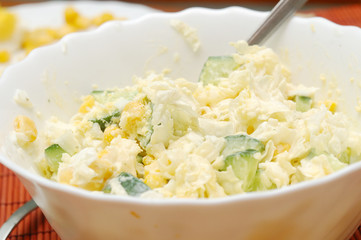 plate full of salad