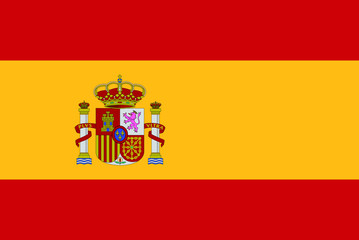 Obraz premium Drapeau Espagne
