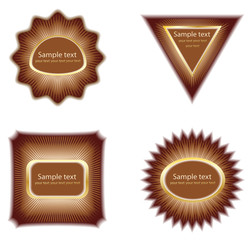 few label; clip-art; vector