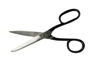Scissors with clipping path