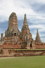Obraz premium Wat Wattanaram, Ayutthaya, Thailand