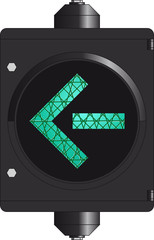 Ampel grüner Pfeil links