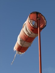 Worn-out windsock