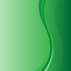 Hintergrund mit grünen Wellen