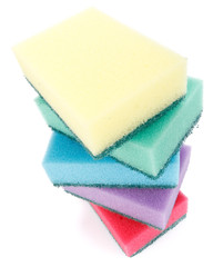 Various household sponges