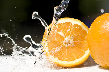 Orangen-Dusche