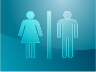 Toilet symbol illustration