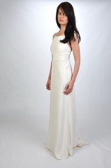 Fototapeta premium brunette in evening gown