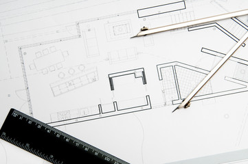 Construction blueprint