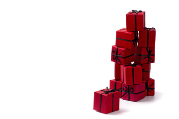 Naklejka premium red gift boxes