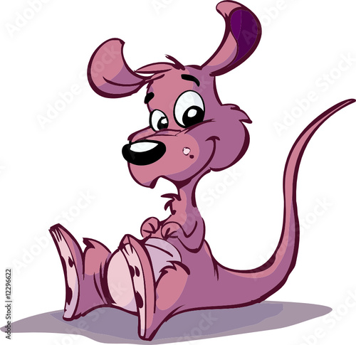 Download "cute baby kangaroo" Stock image and royalty-free vector ...