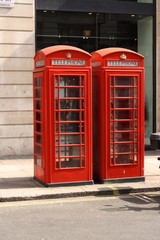 Cabine téléphonique à Londres