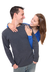 Young Happy Couple in Love