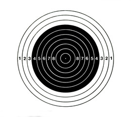Fototapeta premium bingo - target with numeral row