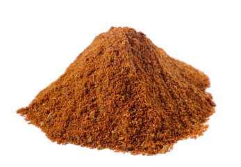 spices - pile of Tikka masala over white - 12308065