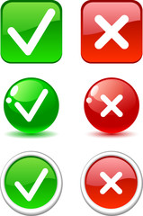 Validation buttons.