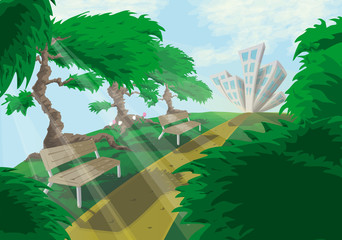 Parc Jardin et ville